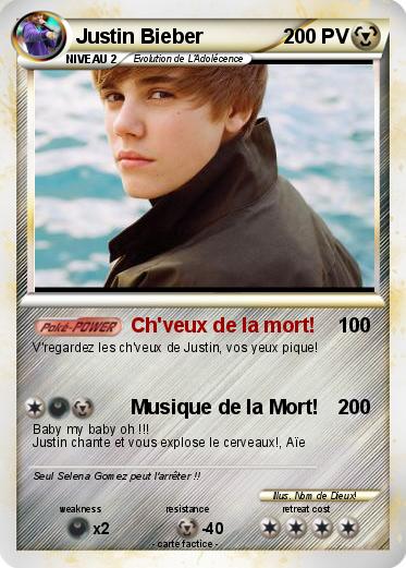 Pokemon Justin Bieber