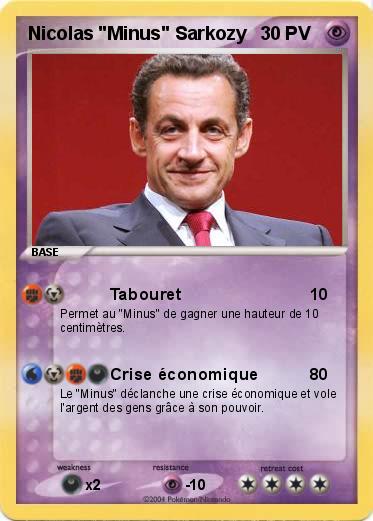 Pokemon Nicolas "Minus" Sarkozy
