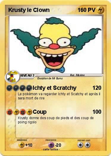 Pokemon Krusty le Clown