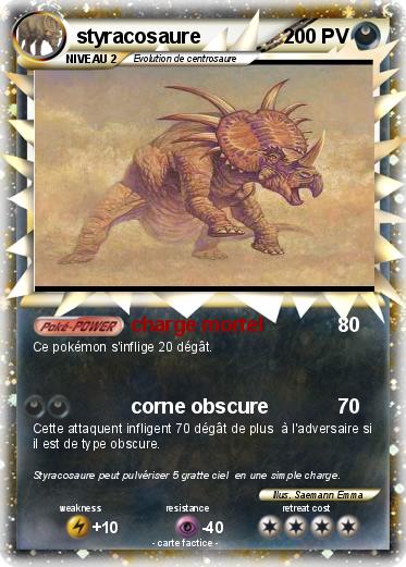 Pokemon styracosaure