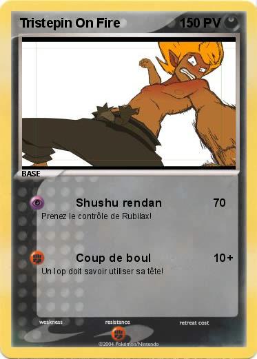 Pokemon Tristepin On Fire