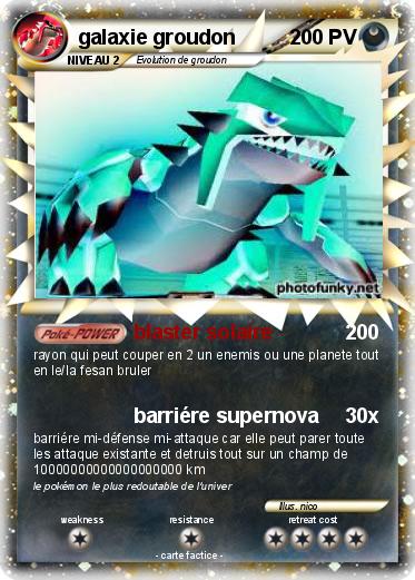 Pokemon galaxie groudon