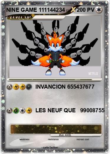 Pokemon NINE GAME 111144234