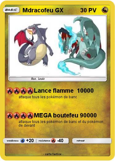 Pokemon Mdracofeu GX