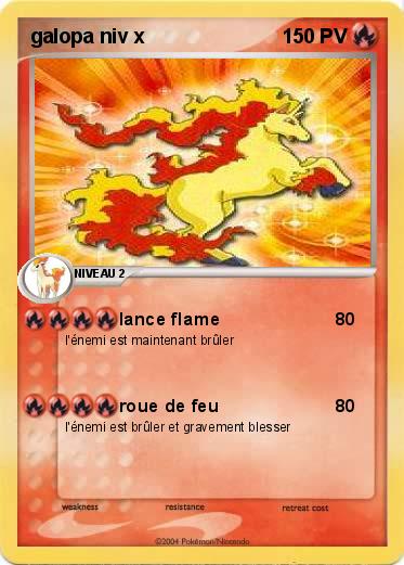 Pokemon galopa niv x