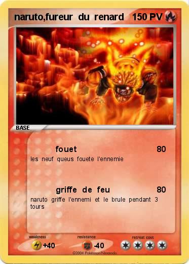 Pokemon naruto,fureur  du  renard