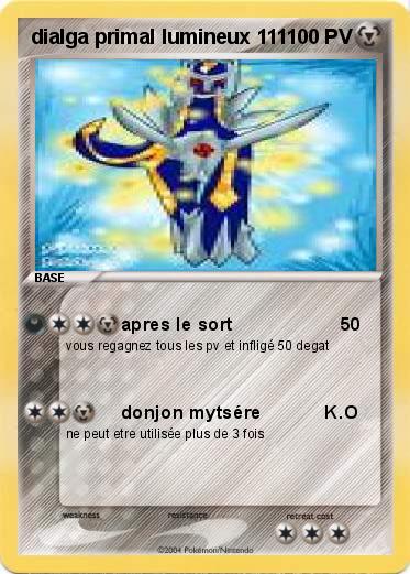 Pokemon dialga primal lumineux 111
