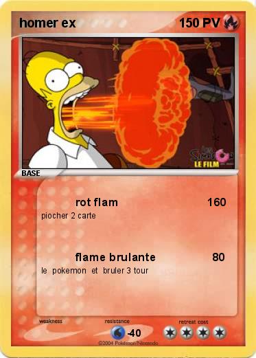 Pokemon homer ex