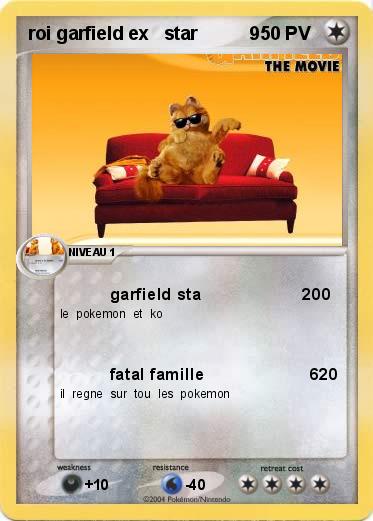 Pokemon roi garfield ex   star          9
