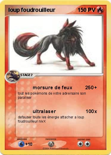 Pokemon loup foudrouilleur 