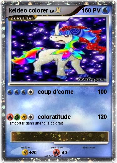Pokemon keldeo colorer