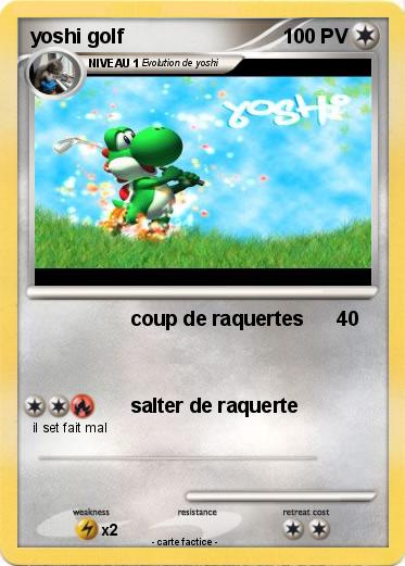 Pokemon yoshi golf