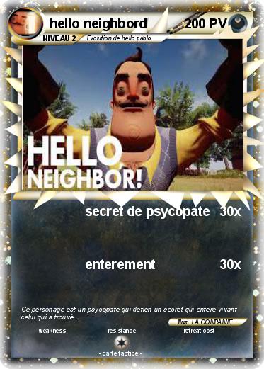 Pokemon hello neighbord