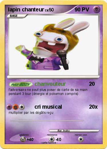 Pokemon lapin chanteur