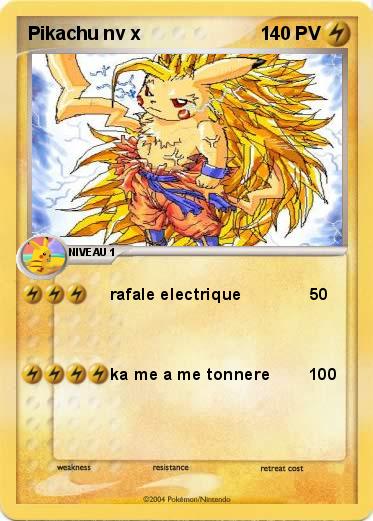 Pokemon Pikachu nv x