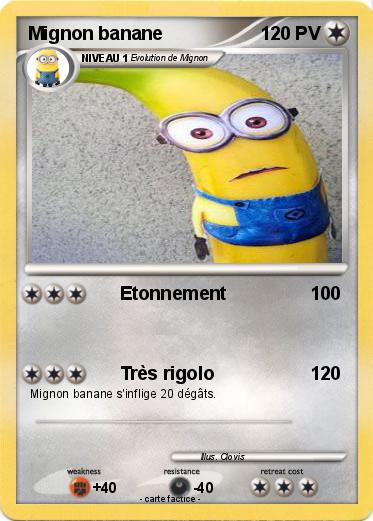 Pokemon Mignon banane