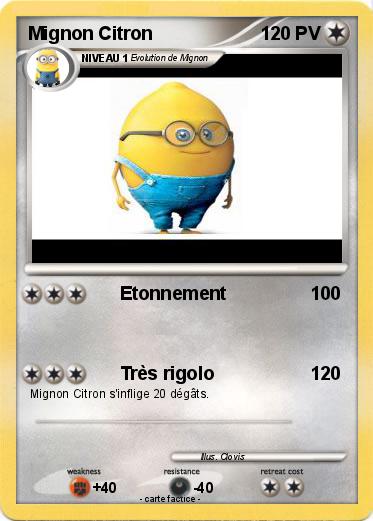 Pokemon Mignon Citron