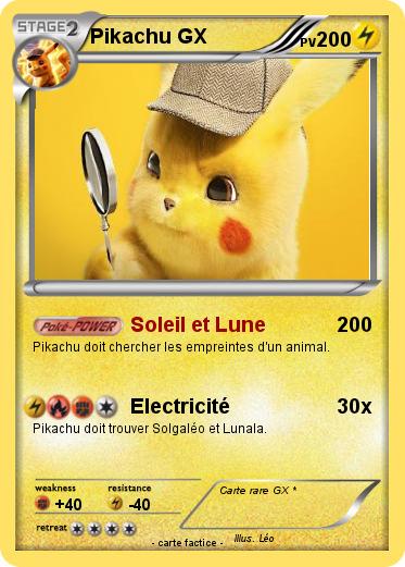 Pokemon Pikachu GX