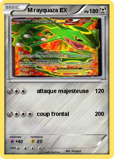 Pokemon M rayquaza EX