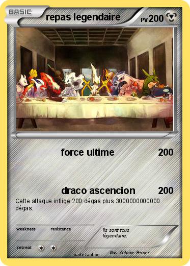 Pokemon repas legendaire
