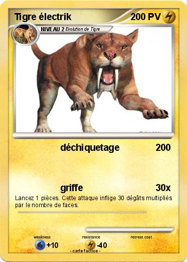 Pokemon Tigre électrik