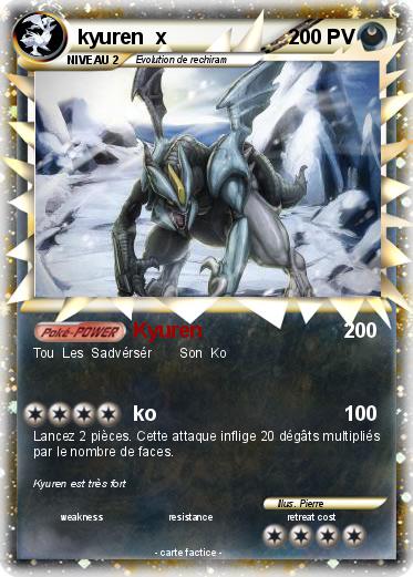 Pokemon kyuren  x