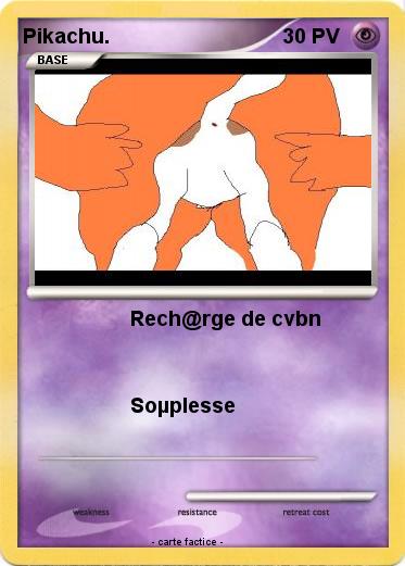 Pokemon Pikachu.