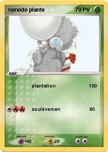 Pokemon nonodo plante