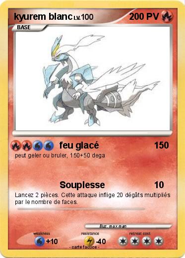 Pokemon kyurem blanc
