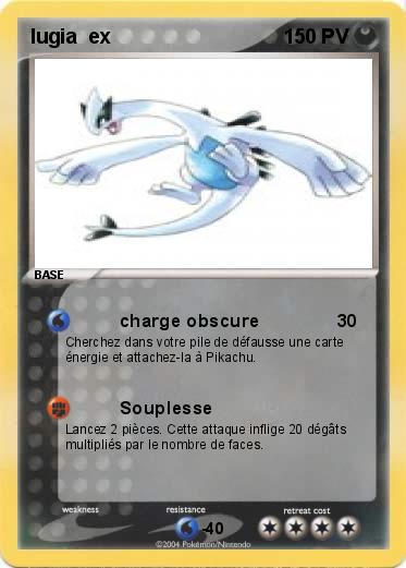 Pokemon lugia  ex