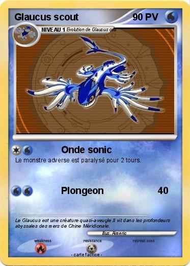 Pokemon Glaucus scout