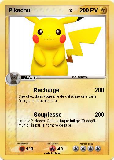 Pokemon Pikachu                         x                                                         x
