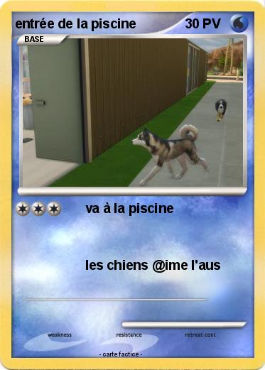 Pokemon entrée de la piscine