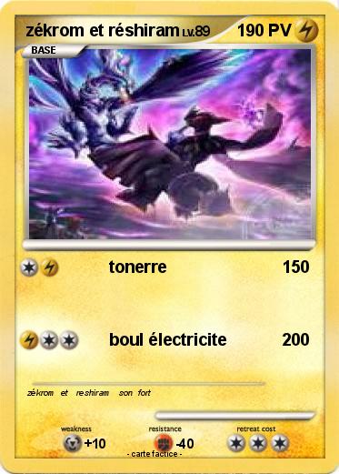 Pokemon zékrom et réshiram