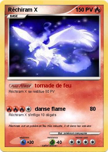 Pokemon Réchiram X