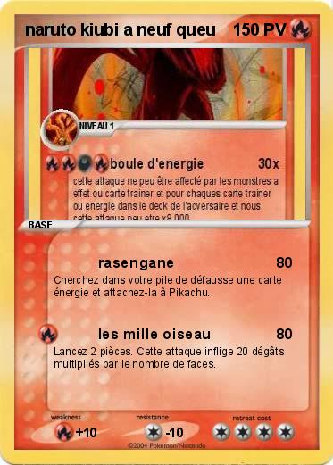 Pokemon naruto kiubi a neuf queu