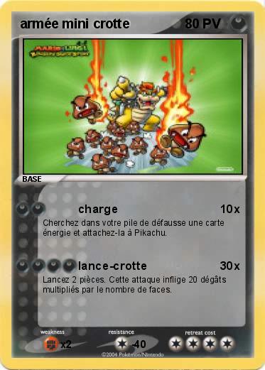 Pokemon armée mini crotte