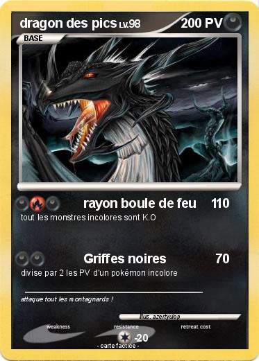 Pokemon dragon des pics