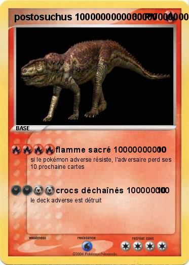 Pokemon postosuchus 1000000000000000000000000000 pv