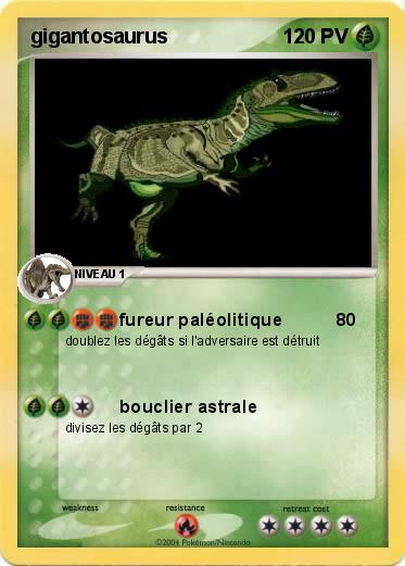 Pokemon gigantosaurus 