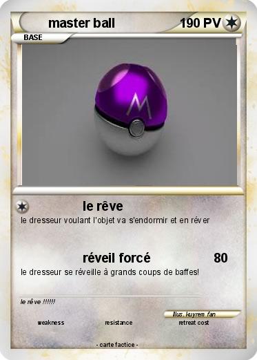 Pokemon master ball