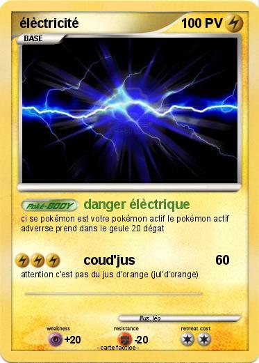 Pokemon élèctricité