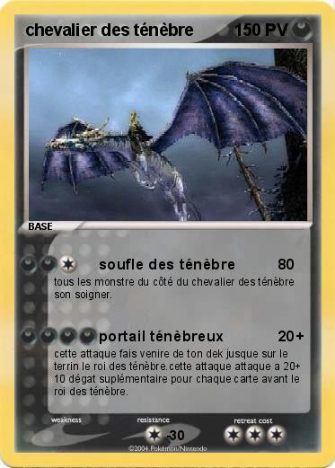 Pokemon chevalier des ténèbre