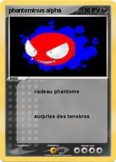 Pokemon phantominus alpha