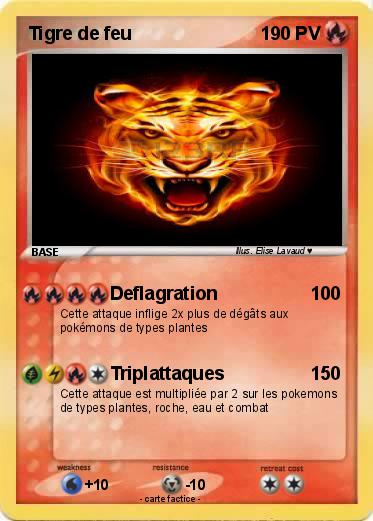 Pokemon Tigre de feu
