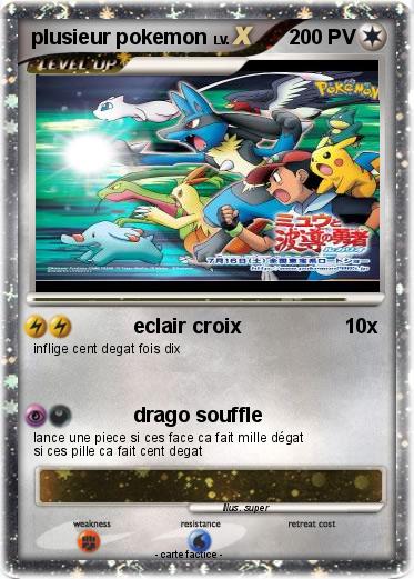 Pokemon plusieur pokemon