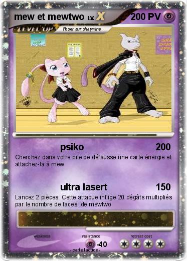 Pokemon mew et mewtwo