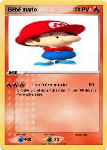 Pokemon Bébé mario 