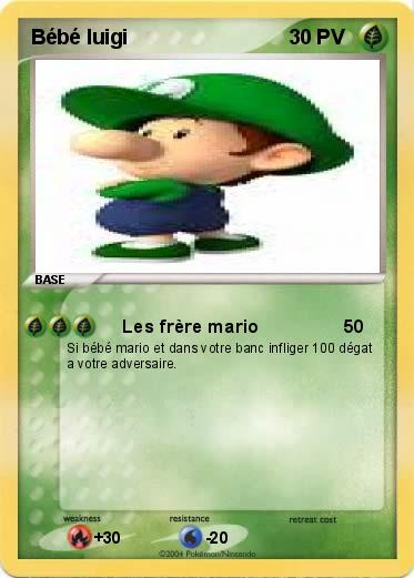 Pokemon Bébé luigi