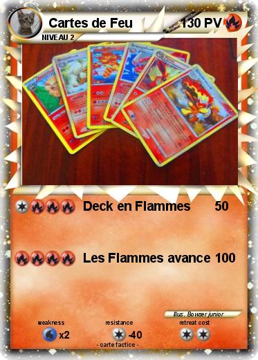 Pokemon Cartes de Feu
